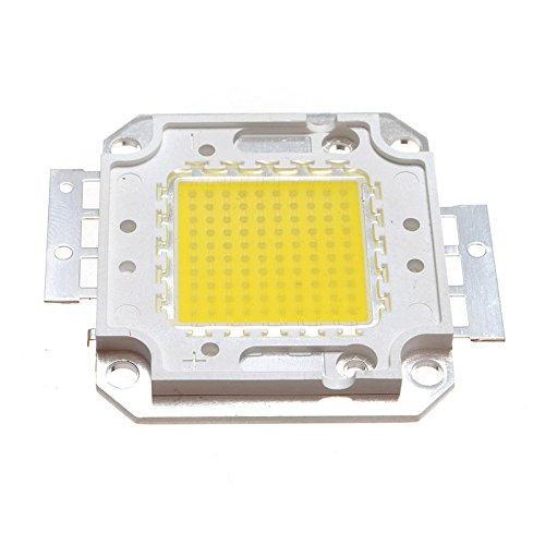 Bombillas ? El poder más elevado de SMD llevó la viruta rebordea los granos de la lámpara de la COB LED para el proyector del reflector ( Color : Blanco Frío , Potencia : 100W )