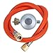 Produktbild Kitechildhrrd Gas Niederdruckregler 30/50 mbar Druckregler Standard mit 80cm gasschlauch PropanGasschlauch (30mbar)
