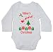 HippoWarehouse PERSONALISED Your Name First Christmas baby bodysuit (long sleeve) boys girls
