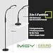 Produktbild imiGY 16W LED-Stehlampe, imiGY 1200 Lumen Flexibles Schwanenhals-Büro-Arbeitslicht mit Touch-Bedienfeld, 5-stufiger Helligkeit und 4-Farbtemperatur Dimmbare Eye-Care-Technologie, Schwarz