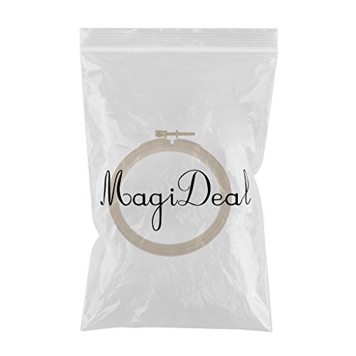 MagiDeal Stickrahmen Stickerei Ring Embroidery Hoop Cross Stitch Hoop – Stickerei Circle – wie bild, 11,5 cm - 2