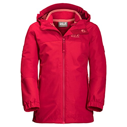 Preisvergleich Produktbild JACK WOLFSKIN 3in1-Jacke G ICELAND 3IN1 JKT, true red, 92, 1605263-2200092