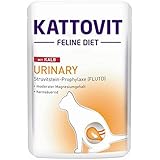Kattovit Feline Diet Urinary mit Kalb | 24x 85g Katzen Spezialfutter