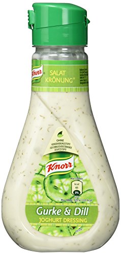 Knorr Salatkrönung Joghurt-Dressing Gurke & Dill, 6er Pack (6 x 235 ml)