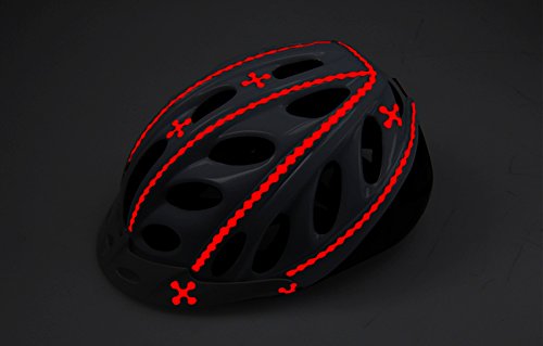 RydeSafe Modular Kit Small (rot) – Reflektierende Aufkleber fürs Fahrrad - 3