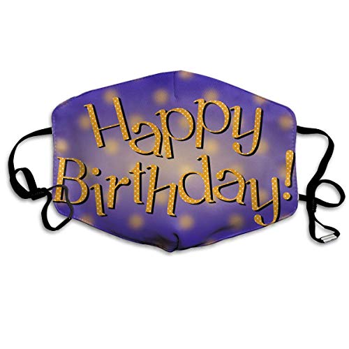 Preisvergleich Produktbild Anti Dust Face Mouth Cover Mask Happy Birthday Picture Anti Pollution Breath Healthy Mask