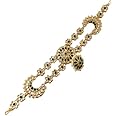 THE OPAL FACTORY TOF Traditional Rajasthani Gold Plated Bridal Sheeshphool Matha Patti with Borla in Kundan, Pearls and AD/CZ for Women and Girls