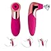 Produktbild Klitoris Sauger Vibrator Nippel Stimulator Orgasmus mit 12 Vibrationsmodi Klitorisstimulator,Sexspielzeug für Frauen und Paare Masturbation, Wasserdicht, USB Wiederaufladbare(Rose red)
