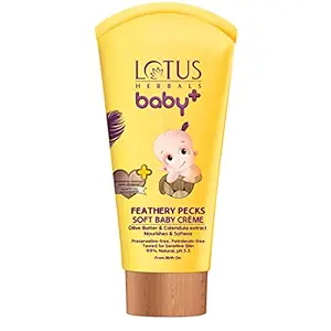 Lotus Herbals Baby+ Feathery Pecks Soft Baby Cr?me, 50g