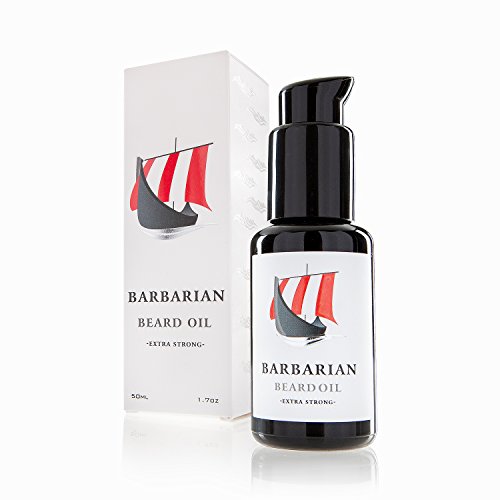 Hochwertiges Bartpflege Set – inklusive Mr. Burton´s Barbarian Bartöl, 50ml, 100% natürlich mit Arganöl, Bartbürste mit Wildschweinborsten, Bartschere, Kamm und Aufbewahrungsdose - 3