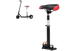 XPJBKC Selle Trottinette, Siege Trotinette Electrique, Selle de Scooter électrique avec Clé de Serrage, Hauteur Réglable 42-65cm, Largeur de Base 15cm, Selles pour Xiao-mi M365 Scooter Vélo, Noir