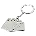 Produktbild Oyfel Schlüsselanhänger Clip Schnalle Anhänger Niedliche Tasche Charms Spielen Karte Form Schlüsselanhänger Gürtelhalter für Schlüssel Handy Rucksack 4.2 * 0,9 * 0,27 cm Poker Karten