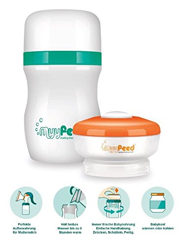 Myyfeed 30201HKB Multifunktionales Zubereitungs System 2:1 – Frische Milchzubereitung, Babykost wärmen oder kühlen - 7
