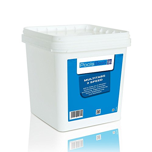 5 Kg - PoolsBest® Multi 2 Speed 6 in 1, Tabs (schnell- & langsaml.)