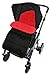 Universal Footmuff For Joie Mirus Scenic Pushchair Fire Red
