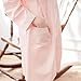 Bearsland Maternity Women's Long Style Japanese Weekend Maternity Nursing Pajamas set Pink Uk size 10-12