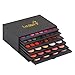 Ivation Professional 6 Layer, Blush, Lipgloss, Eyeshadow Makeup Cosmetic Kit - High Quality Ingredients -Lasts All Day, Very Pigmented, Vibrant Colors - Feels Light & Soft. Creates Clear & Brilliant Finish - Perfect for Professional & Home Use - Applies Evenly & Blends Well.