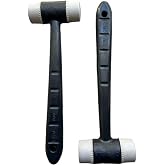 Plastik Vidalı Tokmak, 40 mm, Beyaz