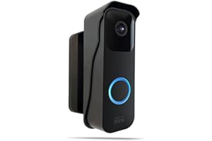 Blink Video Doorbell Mount by IRONA, Adjustable Angel (up to 110 Degrees Tilt), Not Block Doorbell Sensor, Waterproof Bracket for Blink Video Doorbell 2022 (First Generation), Easy Installation, Black