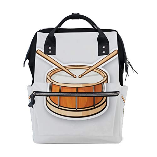 Preisvergleich Produktbild Akustische Musikinstrument Trommel Große Kapazität Windel Taschen Mummy Rucksack Multi Funktionen Windel Pflege Tasche Tote Handtasche Für Kinder Babypflege Reise Täglichen Frauen
