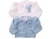 BNWT Tiny Baby Premature Preemie knitted cardigan white or blue teddy clothes (3-5lbs, blue)