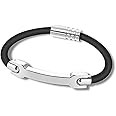 SYOSI Anti-Static Bracelet Wrist Straps, Band Rubber Bracelets Silicone Bracelet Static Bracelet Fashion Anti-Static Products Eliminate Static for Women and Men Unisex (Black-20cm)