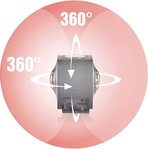 Somikon 360°-Full-HD-Action-Cam mit 2 Objektiven für vollsphärische VR-Videos - 5