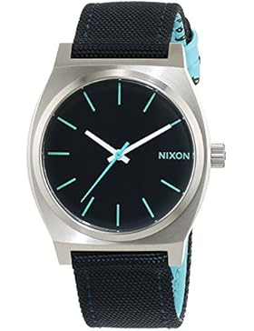 Nixon Damen-Armbanduhr Time Teller Navy / Paisley Dot Analog Quarz Textil A0451985-00