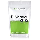 D-Mannose Tablets | 1000mg X 30 | Double Strength | A Natural & Safe Way To Clear Cystitis and UTIs