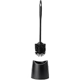 Porsima SB-776 Silikon Wc Tuvalet Banyo Fır&ccedil;ası Klozet Fır&ccedil;ası Siyah