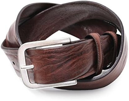 Elliot Rhodes Men's Vintage Feel Leather Belt Brown M