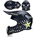 Produktbild OLEEKA Full Face Motorrad Unisex-Adult Half-Size-Helm-Style