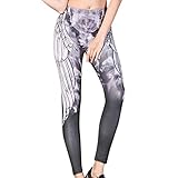 ✿❤️✿Polyester ist ein atmungsaktives, seidiges Material, welches sich toll der Haut anpasst.Die Erzeugnisse der Marke ABsoar bieten einen raffinierten Stil, hohe Qualität und großen Komfort.Das hochwertige Material geht Hand in Hand mit einer präzisen und soliden Verarbeitung und einem modischen Muster.Sport Leggings orginelles Aussehen verdankt sie ihrem Lasercut-Design. Die Farben können leicht von den auf dem Monitor dargestellten Farben abweichen, je nach Parametern Ihres Monitors.