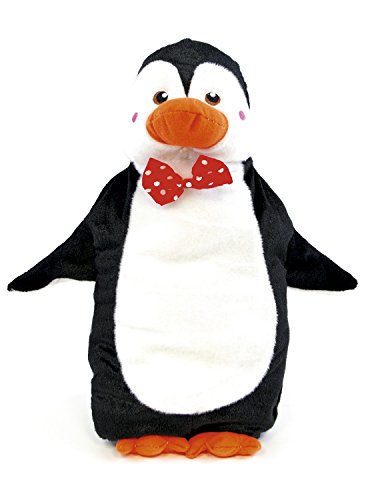 Novelty 3D Plush Fleece Cover Penguin 750ml Hot Water Bottle
