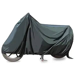 Autofy 100% Waterproof (Tested) Bike Cover Dustproof UV Protection Bike Body Cover for All Two Wheeler Bikes Upto Pulsar 180cc Size with Carry Bag [Model Name: Cape- 02 - Rubber Coated Inside]