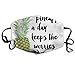 Produktbild Moiq-A Pineapple Pattern Face Mouth Masks Unisex Anti-Dust Flu Washable Reusable Mouth Mask Fashion Design