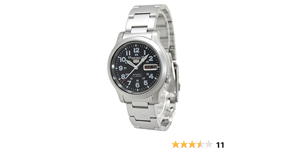 SEIKO 5 Men's Automatic Watch Steel Bracelet SNKN25K1 : Amazon.co.uk:  Watches