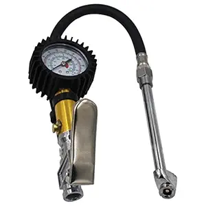 Nigura Air tire inflator with dial Gauge Dual Chuck