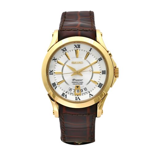 Seiko SNQ118P1 Mens Premier Perpetual Calendar Watch