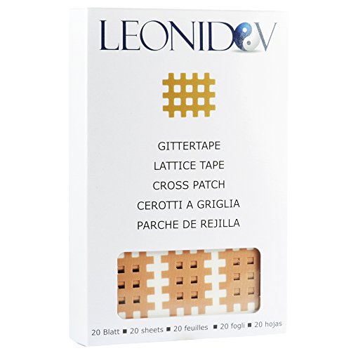 Leonidov cerotti a griglia tape tipo A (180 cerotti) 2x3 cm