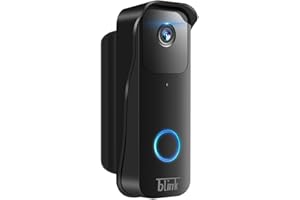 Blink Doorbell Mount by ELPHA | Adjustable Design | Swivel to Improve Viewing Angle | Blink Home Security Mounting Bracket Accessories | Black