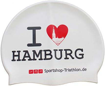 Zaosu Swim Cap I Love Hamburg