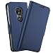 Produktbild GEEMEE Hülle für Motorola Moto G7 Power, Premium PU Hülle Case Tasche Leder Brieftasche Schutzhülle Standfunktion Flip Handyhülle Cover (Blau)