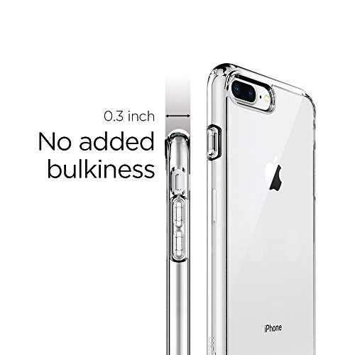 Spigen iPhone 8 7Plus Ultra Hybrid 2  Funda con tecnolog  a de amortiguaci  n de aire y protecci  n h  brida contra ca  das  transparente reviews Spigen iPhone 8 7Plus Ultra Hybrid 2  Funda con tecnolog  a de amortiguaci  n de aire y protecci  n h  brida contra ca  das  transparente