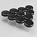 20g/20ml Empty Plastic Cosmetic Jars with Lids for Creams/Sample/Make-Up/Glitter Storage Refill Cosmetic Lotion Make up Balm Travel Tester For Xmas day DIY Present Transparent (25)