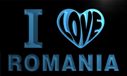v2474-b I LOVE ROMANIA Country Neon Light Sign