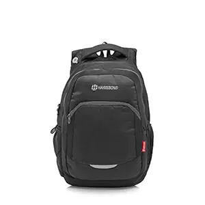 Harissons Xeno 33 Ltrs Black (15.6 inch) Laptop Backpack/Bag for Men and Women with 3 compartments and Waterproof rain Cover