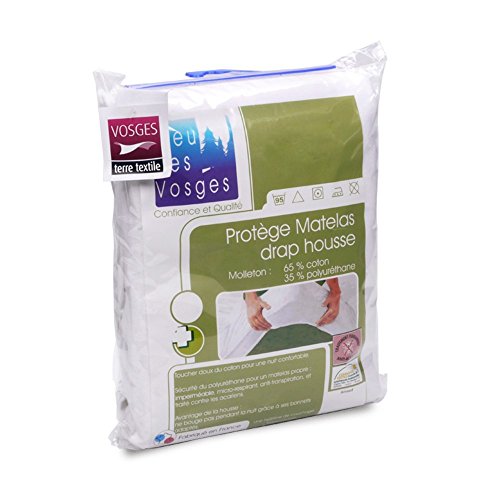 Preisvergleich Produktbild Protège matelas imperméable Arnaud - Blanc - 60x120