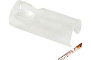 HAOWUL Flauto Bocchetto Bocchino Fischio Trasparente Flauto Che Soffia Aiuto Helper Apprendimento Flauto Bocchino Accessori Strumenti