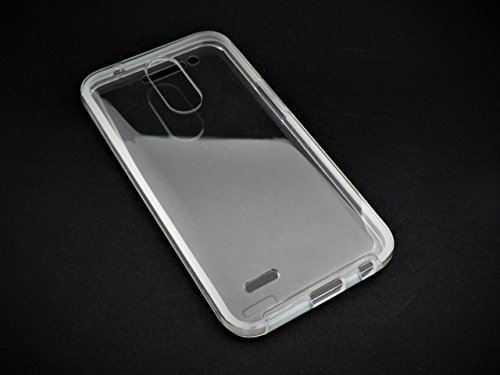 JIREH FUNDA 360 PARA LG K10  2017  M  XIMA PROTECCI  N TAPA TRASERA TRANSPARENTE DE SILIC  NA SEMI R  GIDA Y TAPA DELANTERA DE SILIC  NA FLEXIBLE TRANSPARENTE SIN MICRO PUNTOS 